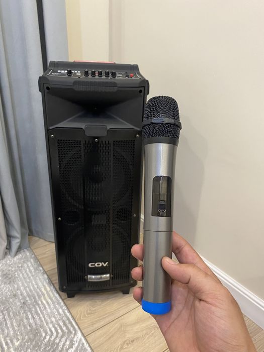 Прокат КОЛОНКА Аренда 10.000 Караоке блютуз микрофон