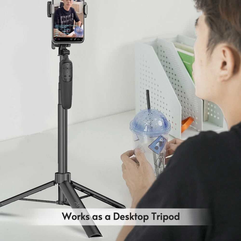 ADYSS A65 1.6м – Селфи стик с Трипод за телефон | Instagram | TikTok