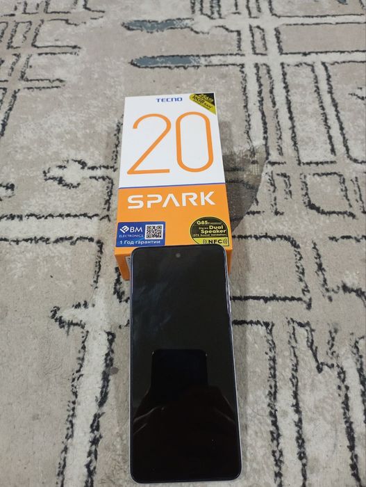 TECNO SPARK 20 Kafolati bilan 1  oy
