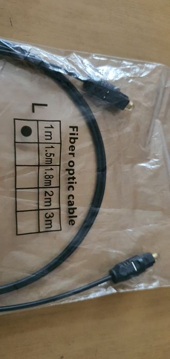 Цифровой волоконно-оптический кабель SPDIF  аудио кабель