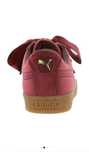 Pantofi sport dama, Puma Basket Heart Velvet Cabernet, Catifea, Rosu B