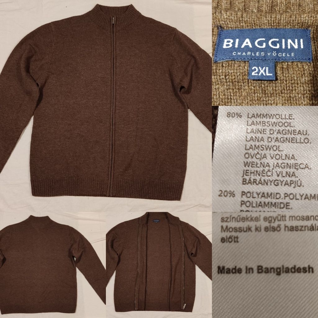 Cardigan BIAGGINI Charles Vogele 2XL vânător vânătoare lână plover