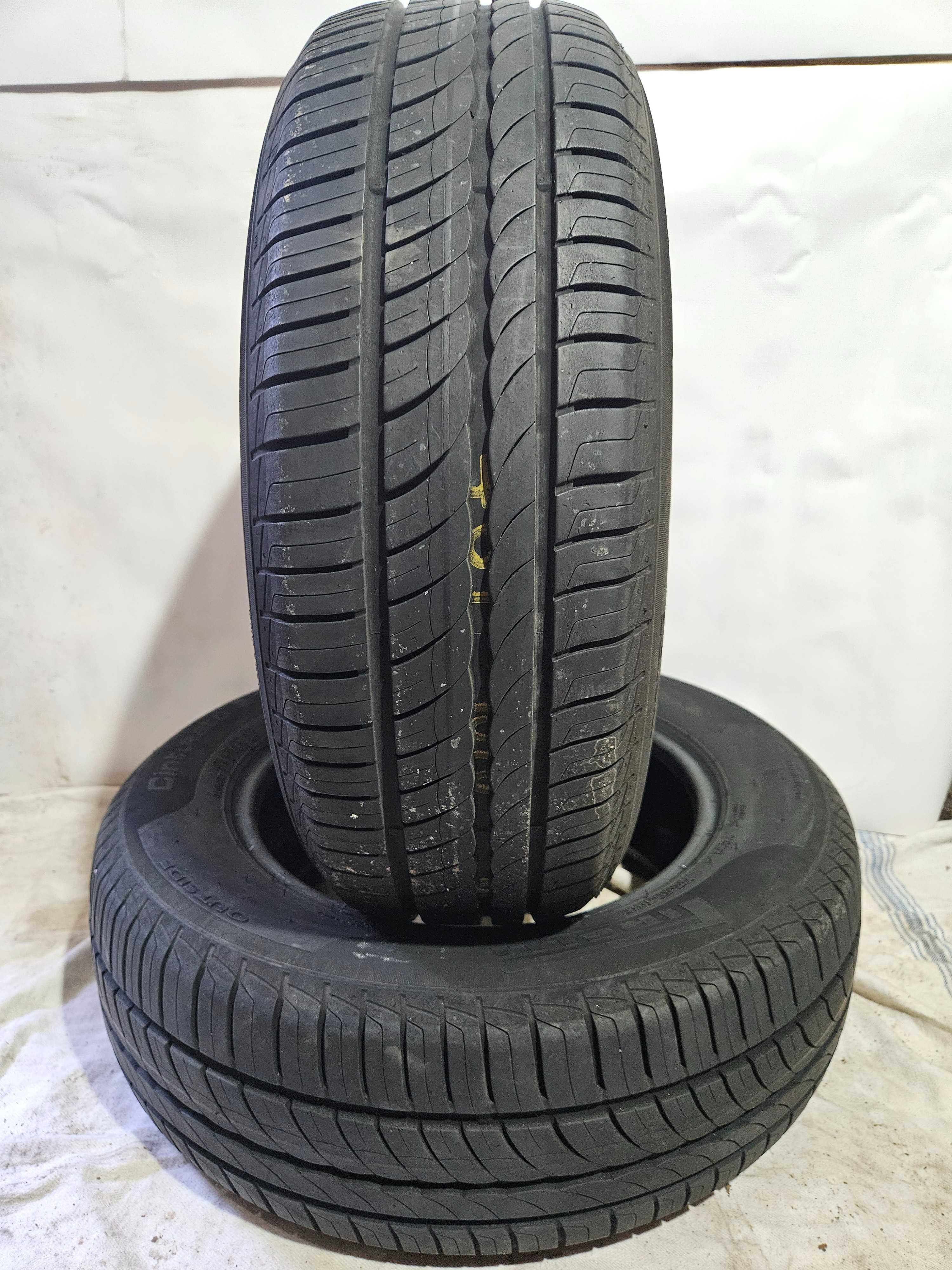 2бр 195/65/15 PIRELLI 6мм грайфер дот:4520г безплатен монтаж