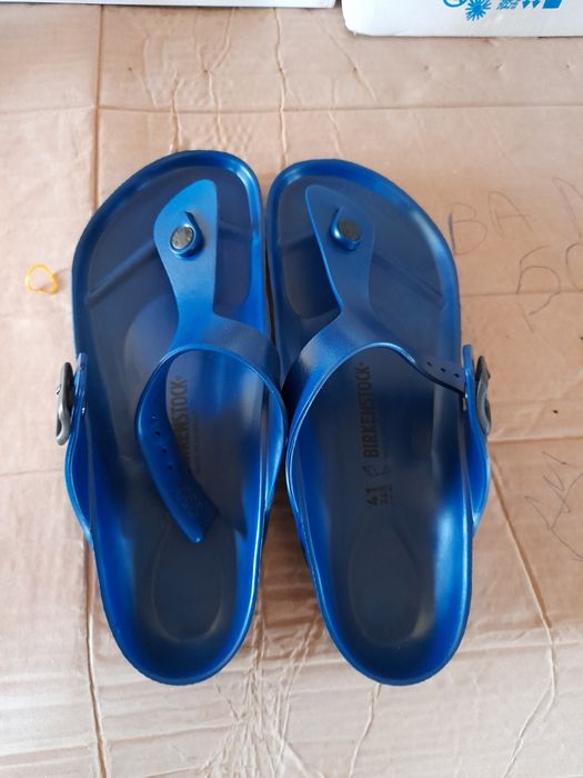 Papuci flip flop regular fit cu banda ajustabila Gizeh, Bleumarin