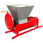 Zdrobitor struguri manual ZSM-30SD cu desciorchinator, cuva INOX 30 L