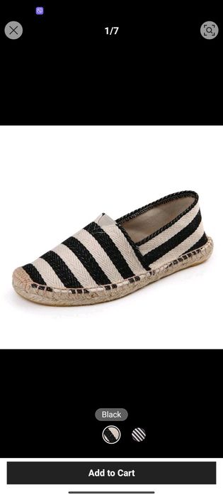 Нови мъжки еспадрили обувки с конопена подмека 46/47