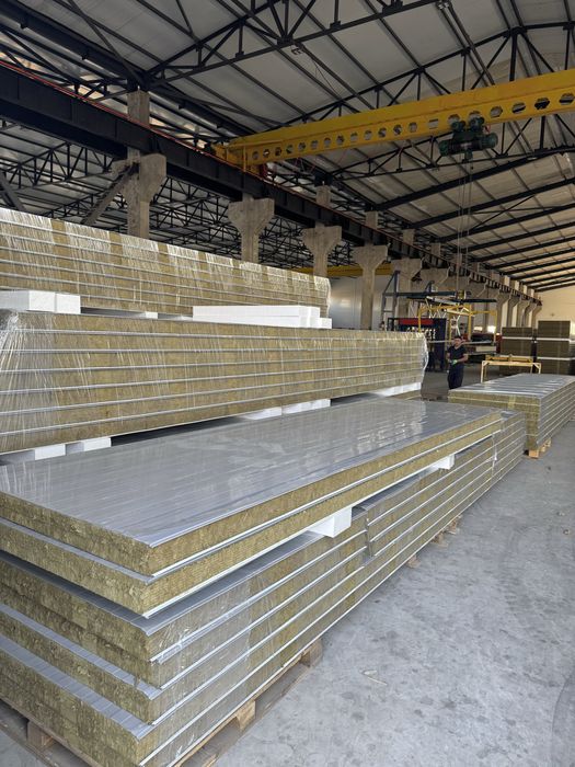 Сэндвич-панели с базальтовым утеплителем от завода PANELZA