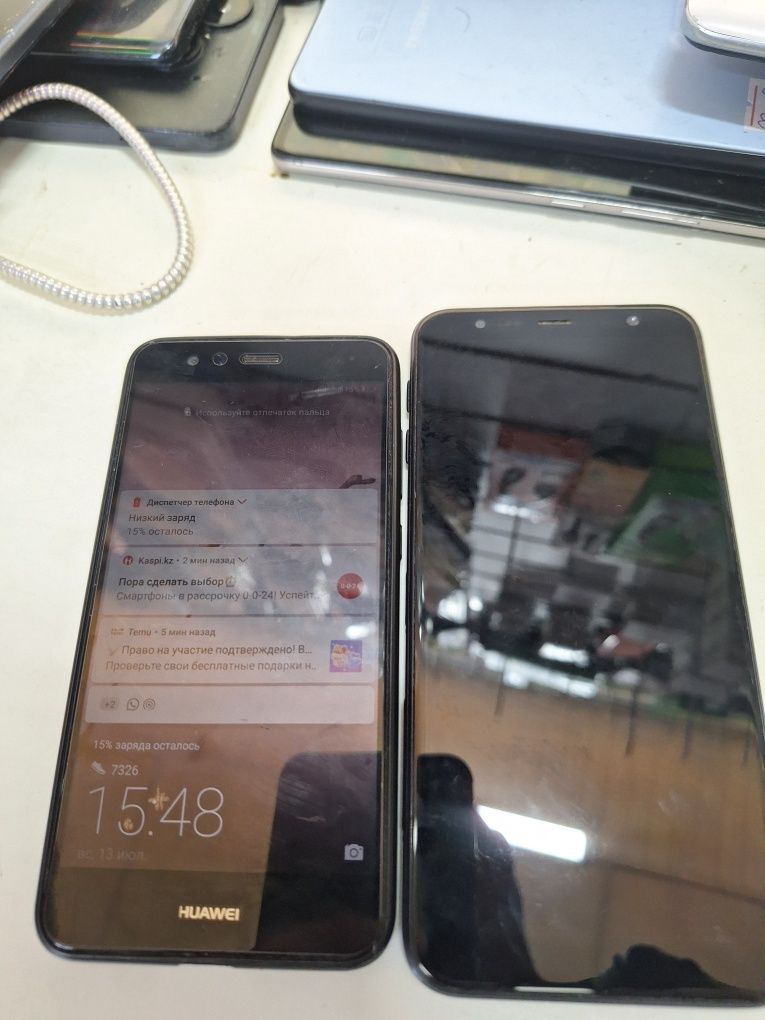 Продам телефоны p10 lite  и j6 plus