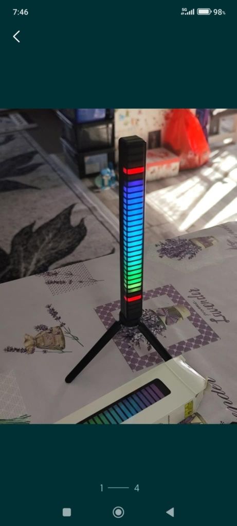 Stativ rgb cu muzica