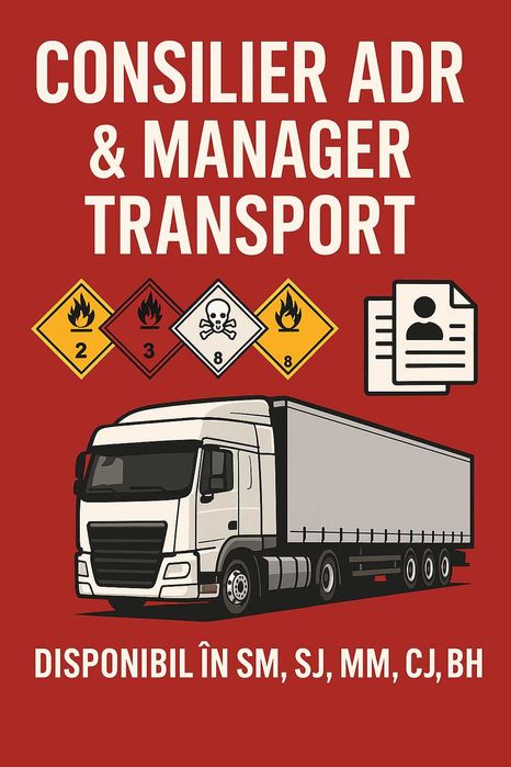 Consilier ADR & Manager Transport – Soluții Complete pentru Firma Ta