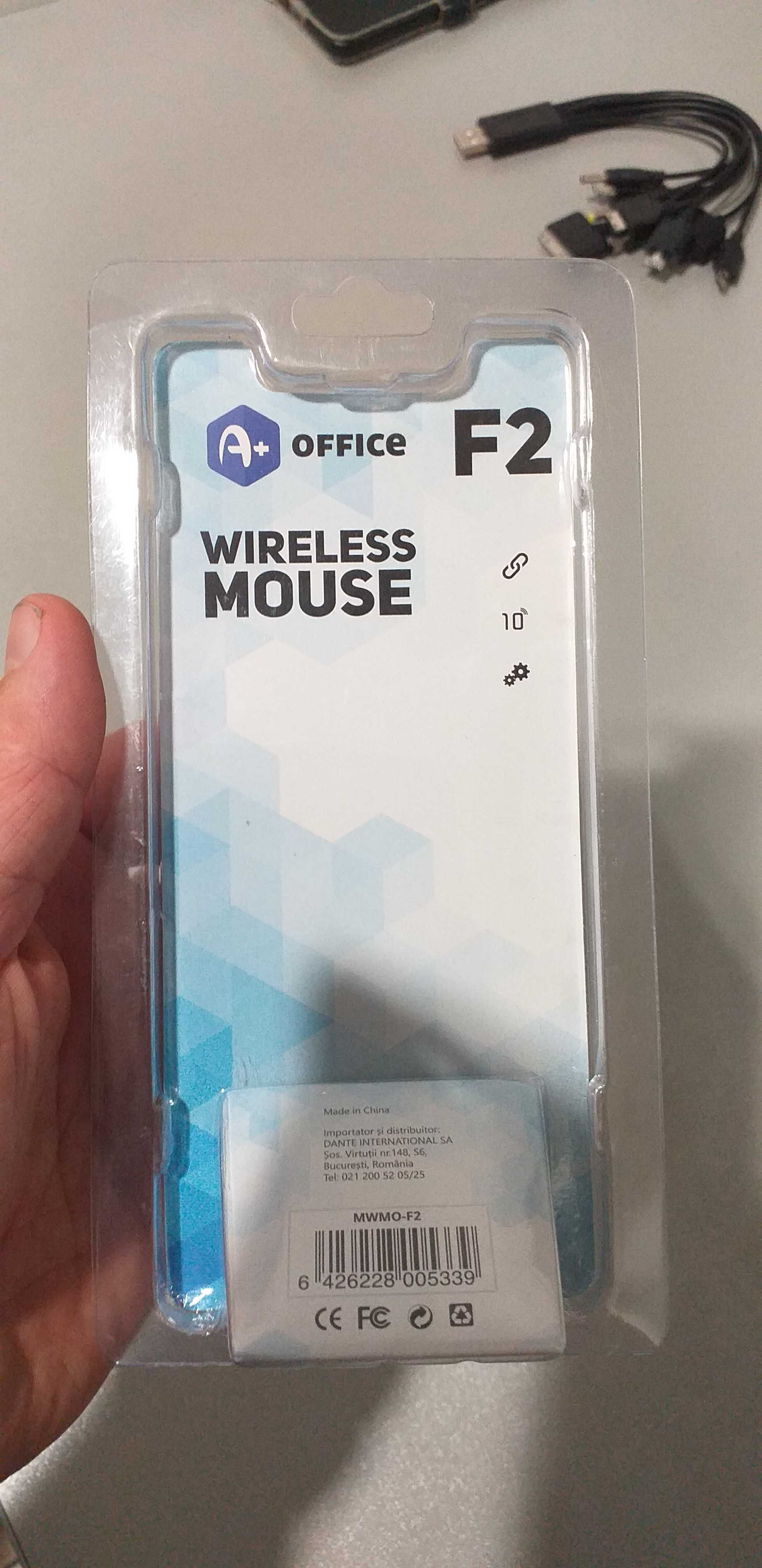 Mouse A + F2 wireless nou sigilat