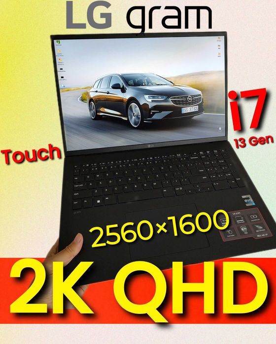LG Gram 17 Touch – 1TB, i7 13Gen, 32GB, Ultra Большой, Мощный ноутбук