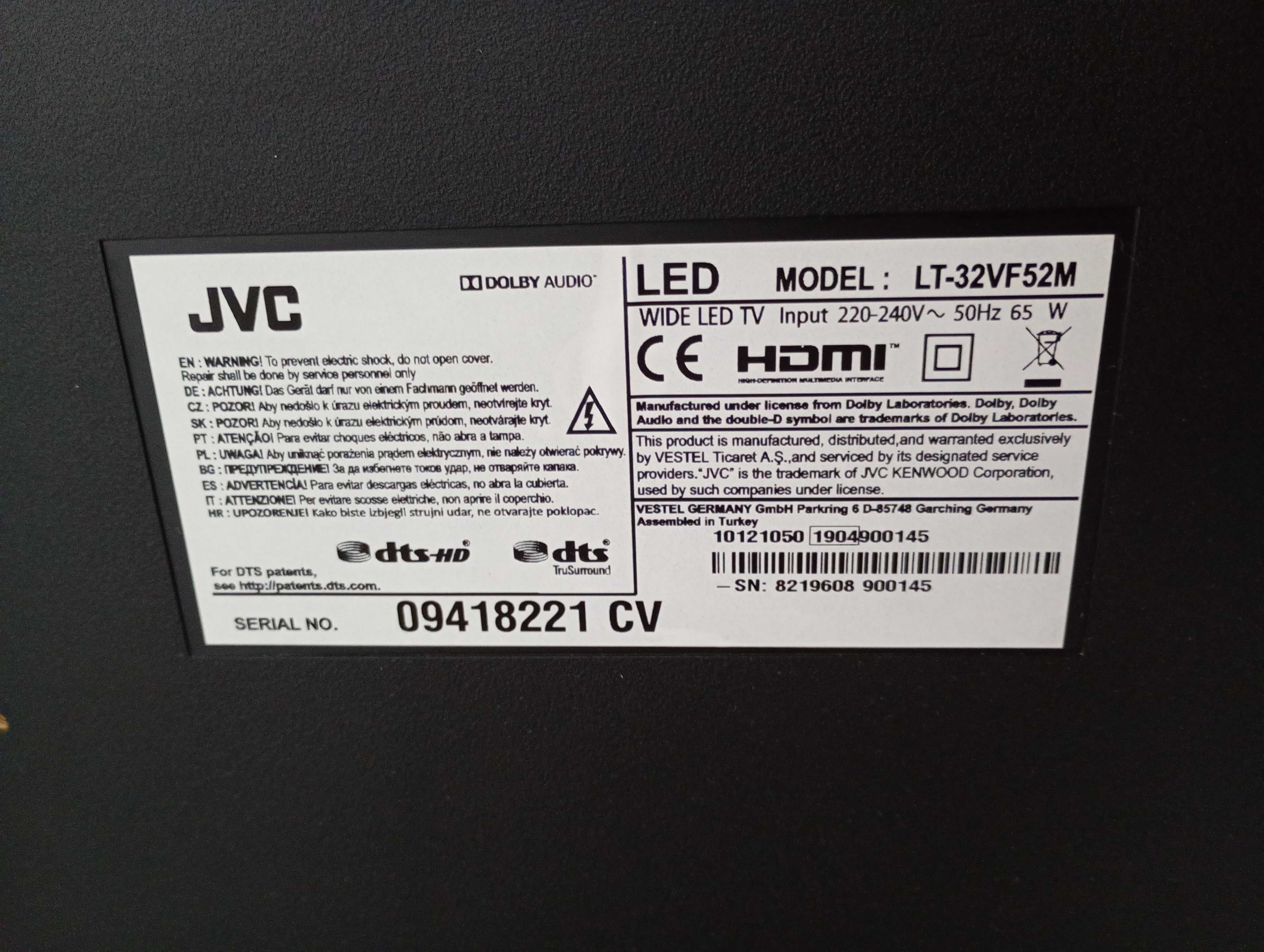Телевизор JVC 32 inch