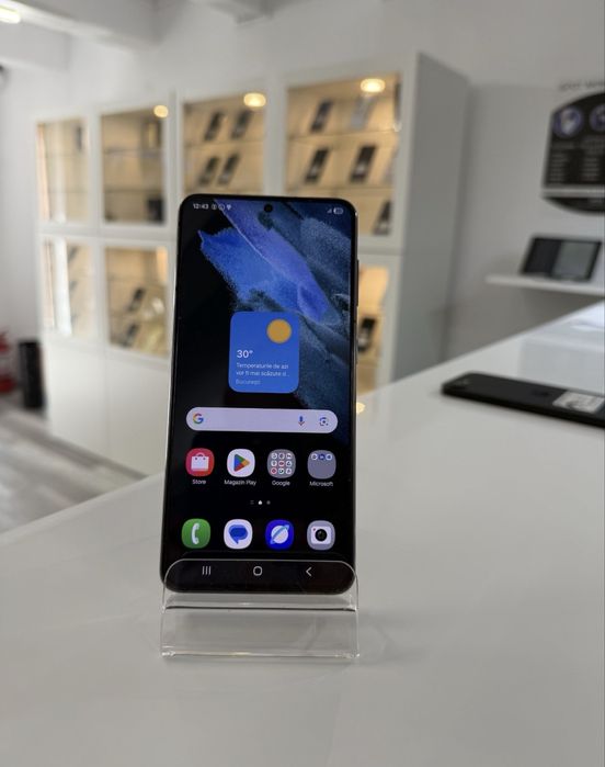 Samsung S21 black 128 gb ! Garantie 12 luni+cadou