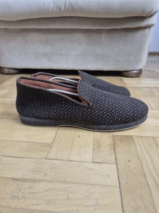 Papuci de casa Semelflex Charentaises Calopierre, Lână - 46 (30 cm)