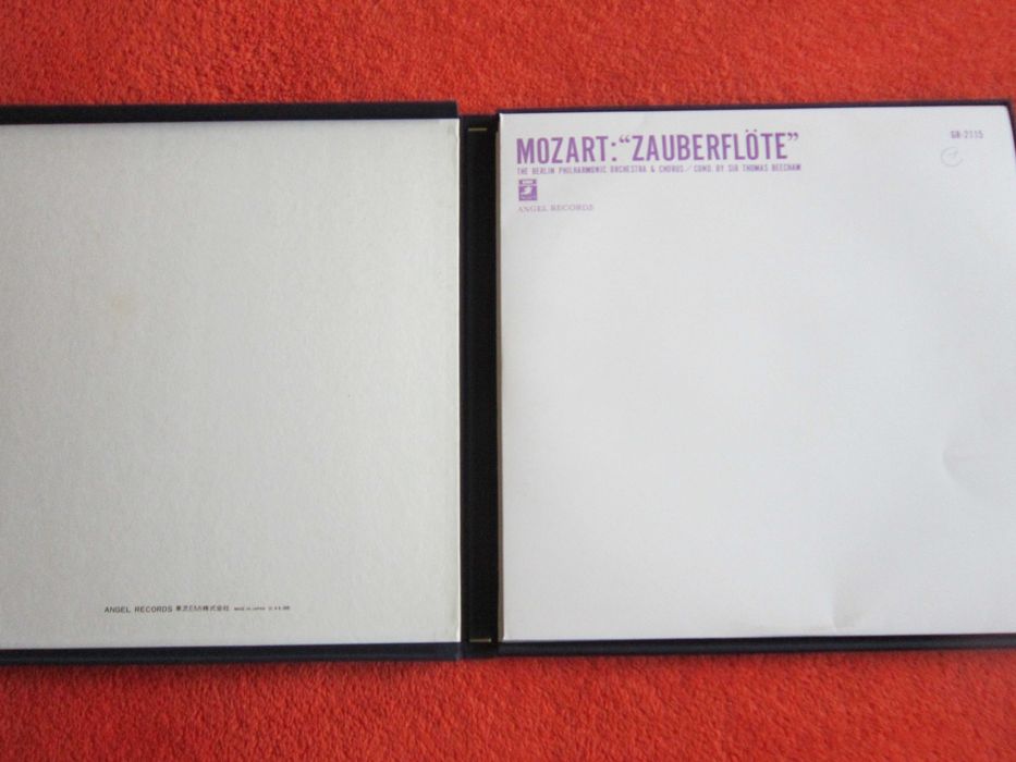 rar vinil Mozart Flautul fermecat-inreg.1937 Beecham, fabricat Japonia
