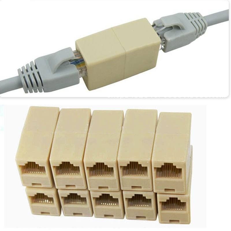 Соединитель/проходник интернет кабеля RJ45 F - RJ45 F переходник патч-