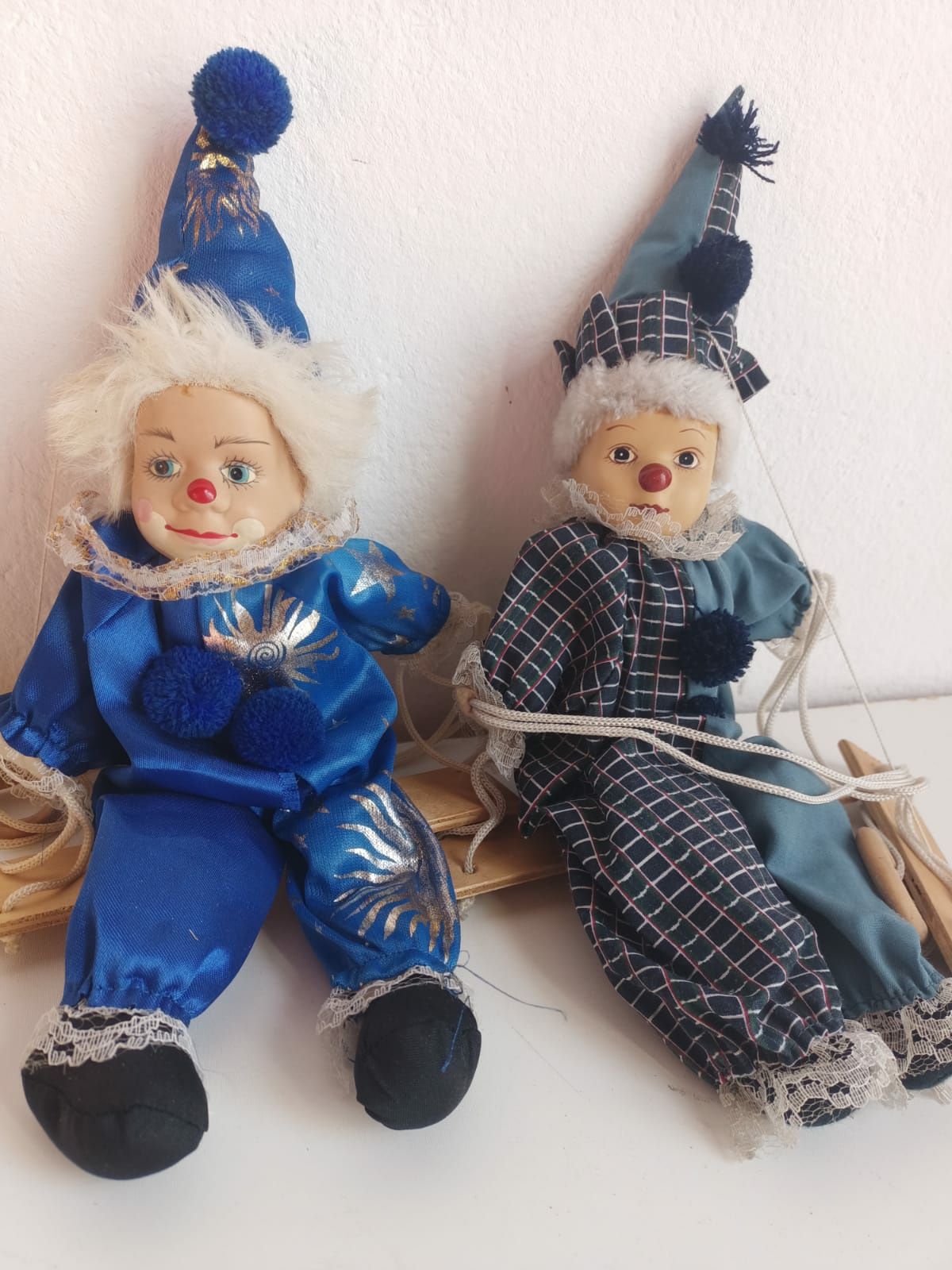 Păpuși Vechi Porțelan Clowni Vintage Decorațiuni Păpuși De Colecție