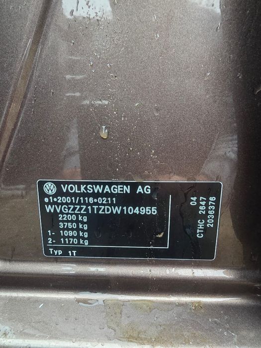 VW Touran 2013 7loc benzina