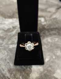 Золотое кольцо с крупным якутским бриллиантом 585 проба Россия