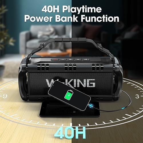 W-KING D8 50W Bluetooth тонколона, IPX6