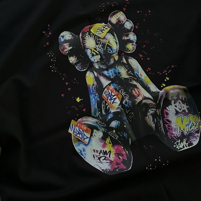 Tricou Bumbac Gros Negru Off Premium