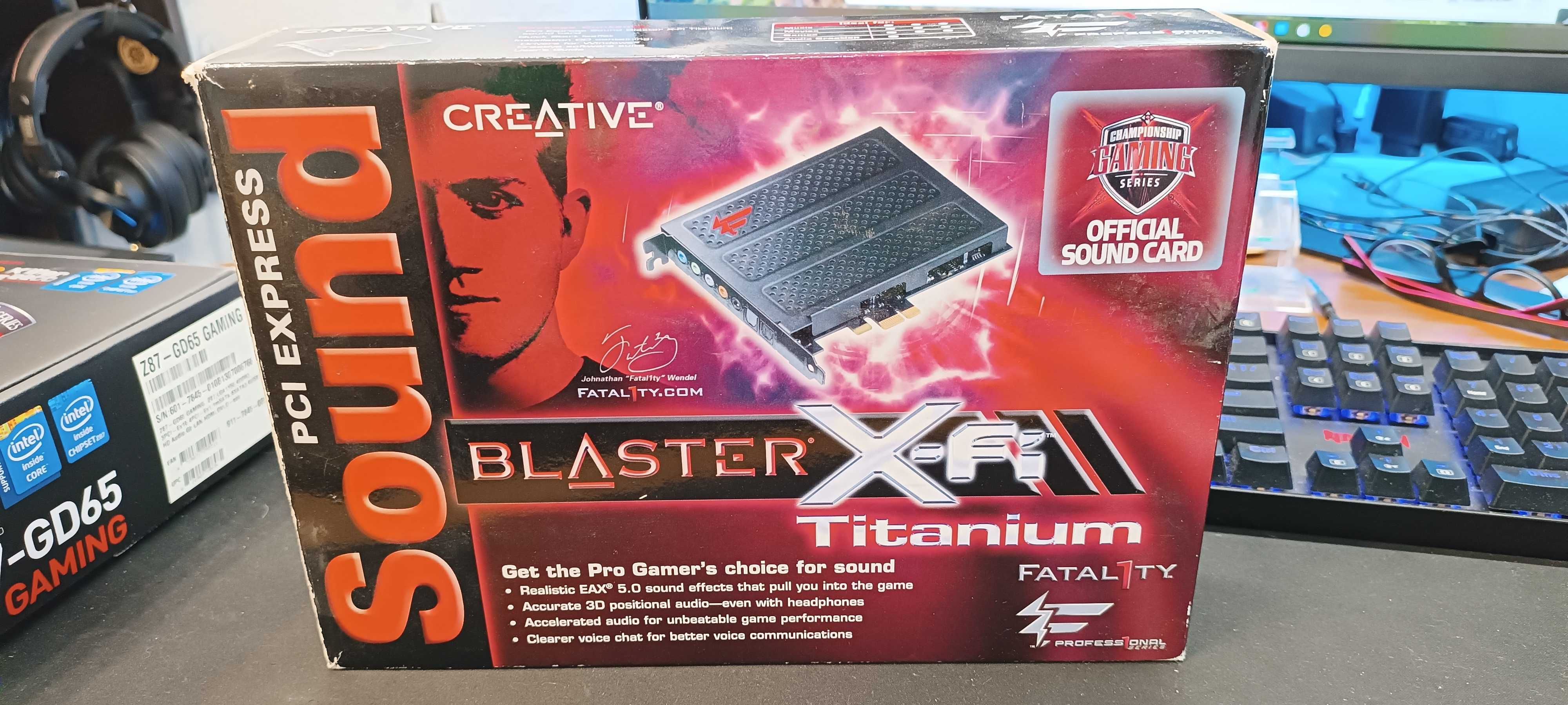 Звуковая карта Sound Blaster X-Fi Titanium Fatal1ty Professional