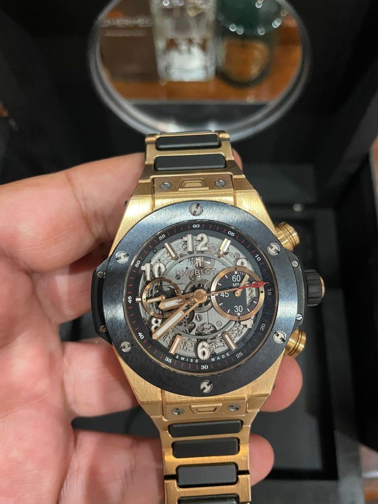 Ceas Hublot Big Bang. Unico  king 18 k Gold Rose