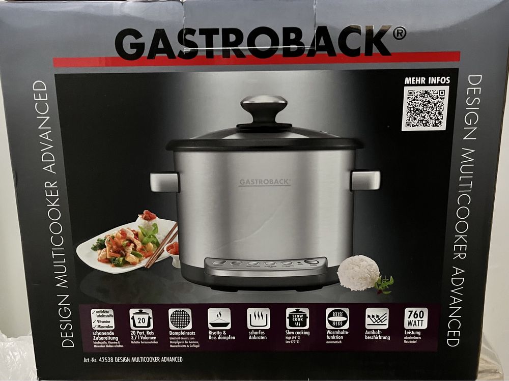 Мултикукър / Multicooker Gastroback DESIGN MULTICOOKER ADVANCED