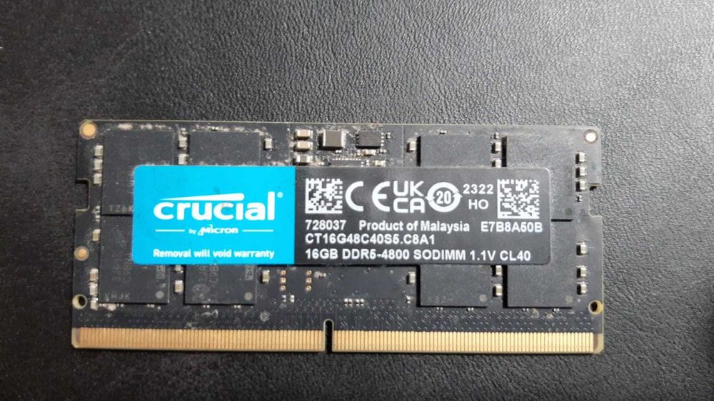 ОЗУ DDR5 4800 SODIMM 16ГБ x 2 = 32ГБ
