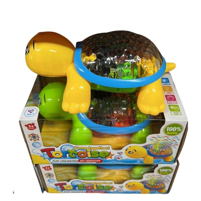 Щастлива костенурка. Детска интерактивна играчка 
Възрастов диапазон: