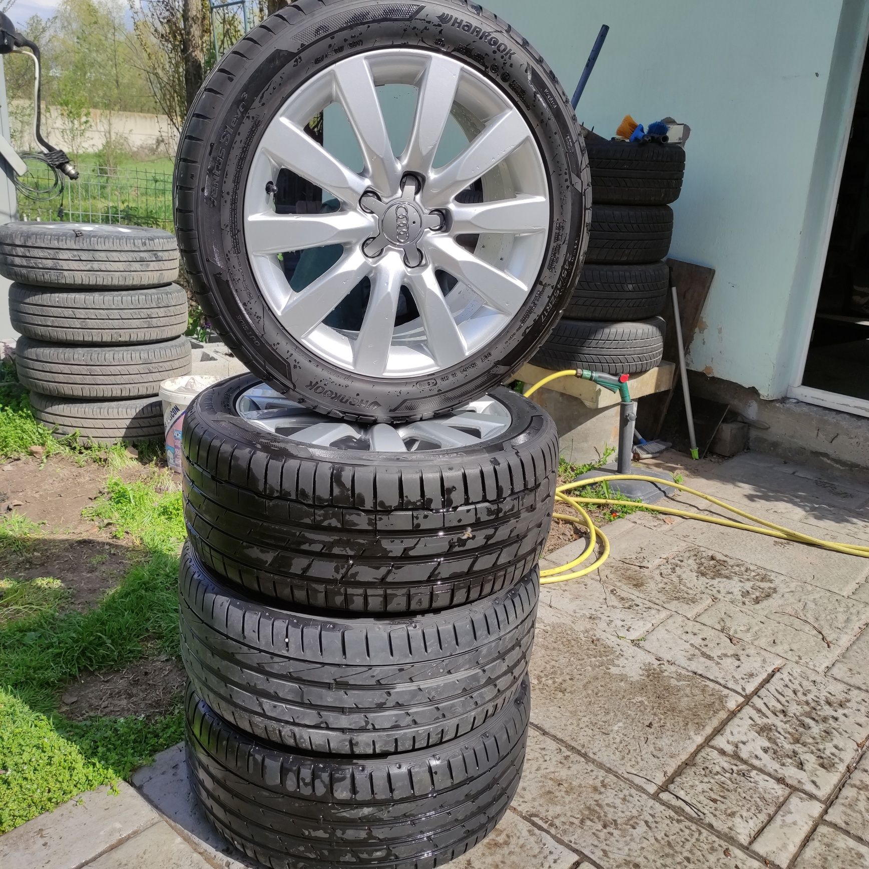 Roti vara 5x112 r17 anvelope 245/45 r17 Originale Audi SLine