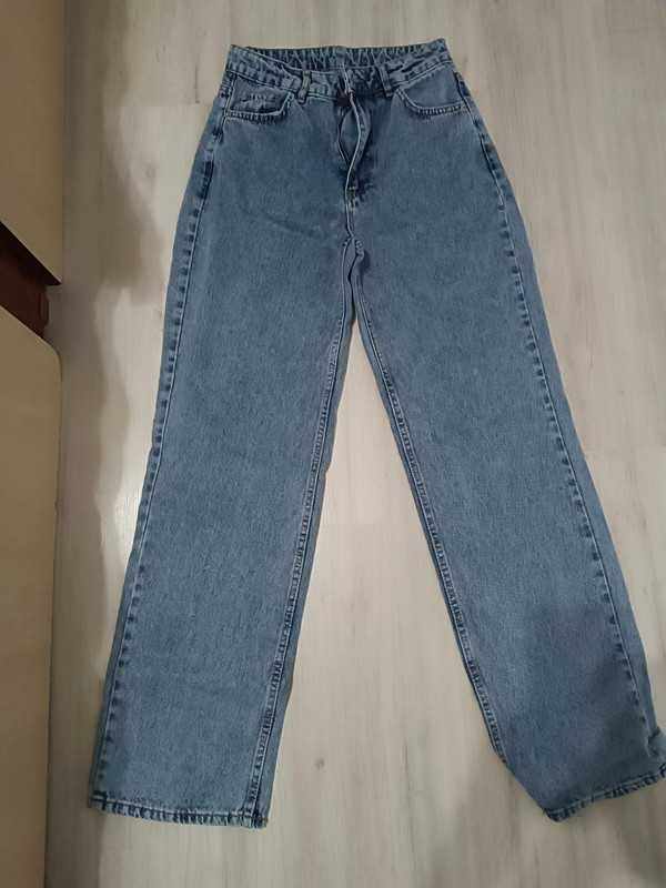 Jeans talie înaltă, nou