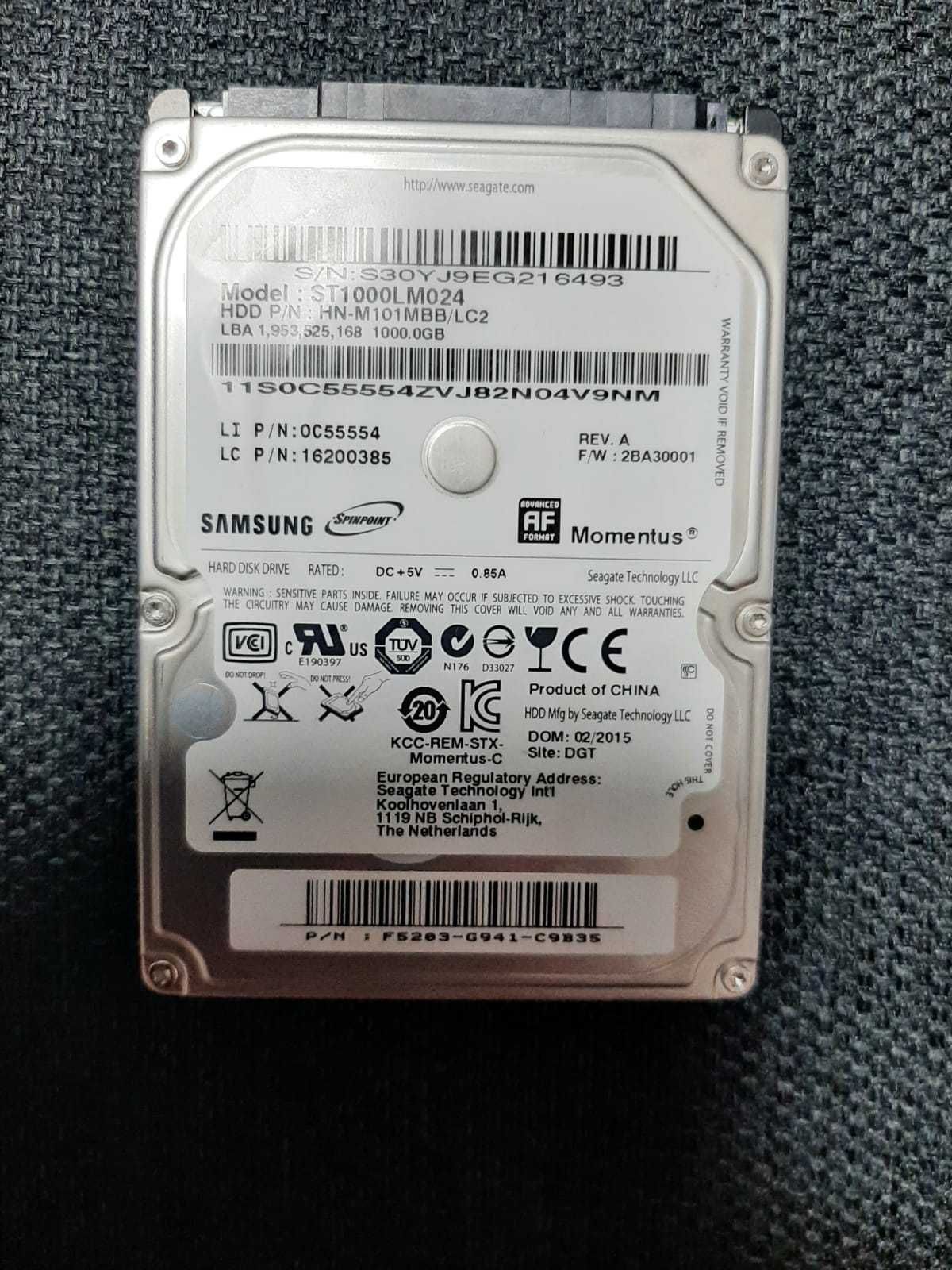 Hard Disk Laptop Samsung 1TB (utilizat)