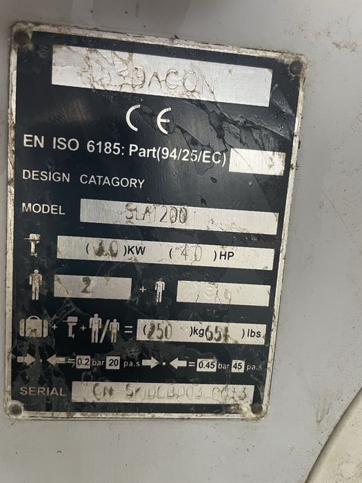 Barca gonflabila dacon