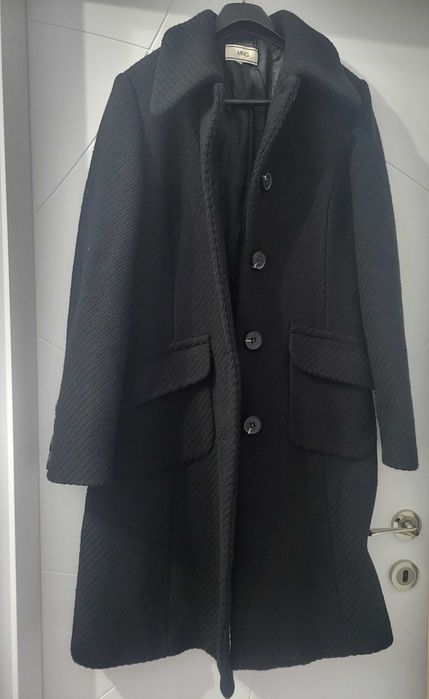 Вълнено палто MANGO