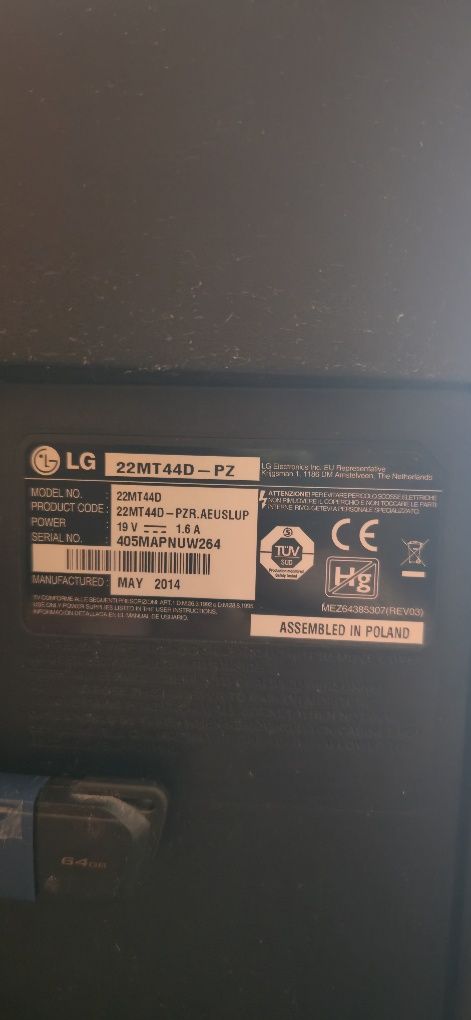 22' Монитор + Телевизор LG