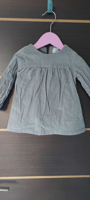 Лот есенни дрехи (рокли,яке) за бебе момиче 74см