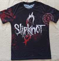Тенискa Slipknot с метъл принт