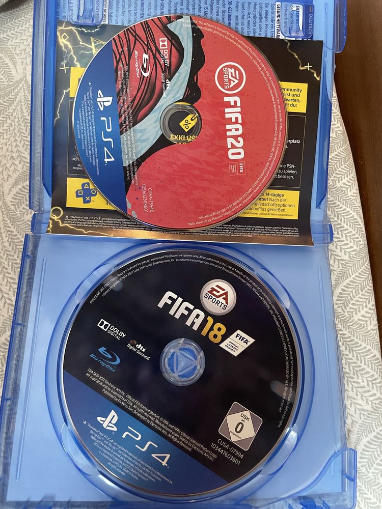 Fifa 18 i Fifa 20 ps4