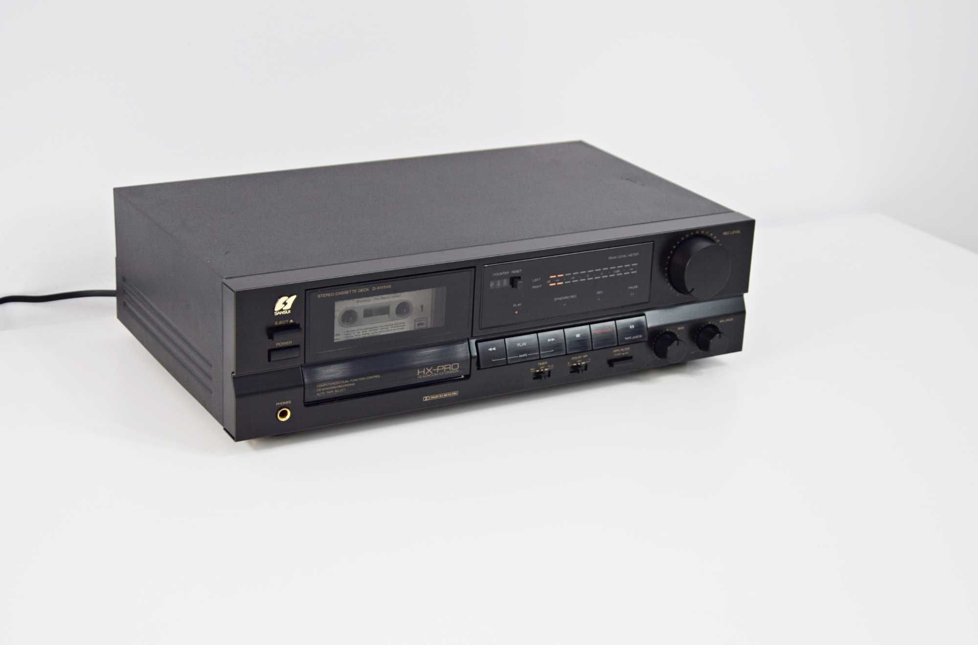 Deck Sansui D-X 111 HX, casetofon