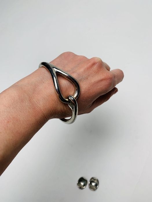 Set bratara si cercei, otel inoxidabil