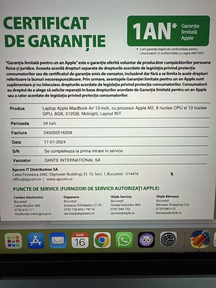 Macbook Air M2 - 512 Gb