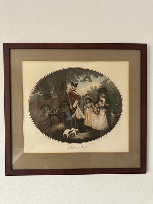 Tablou gravura dupa George Morland (1763-1804)