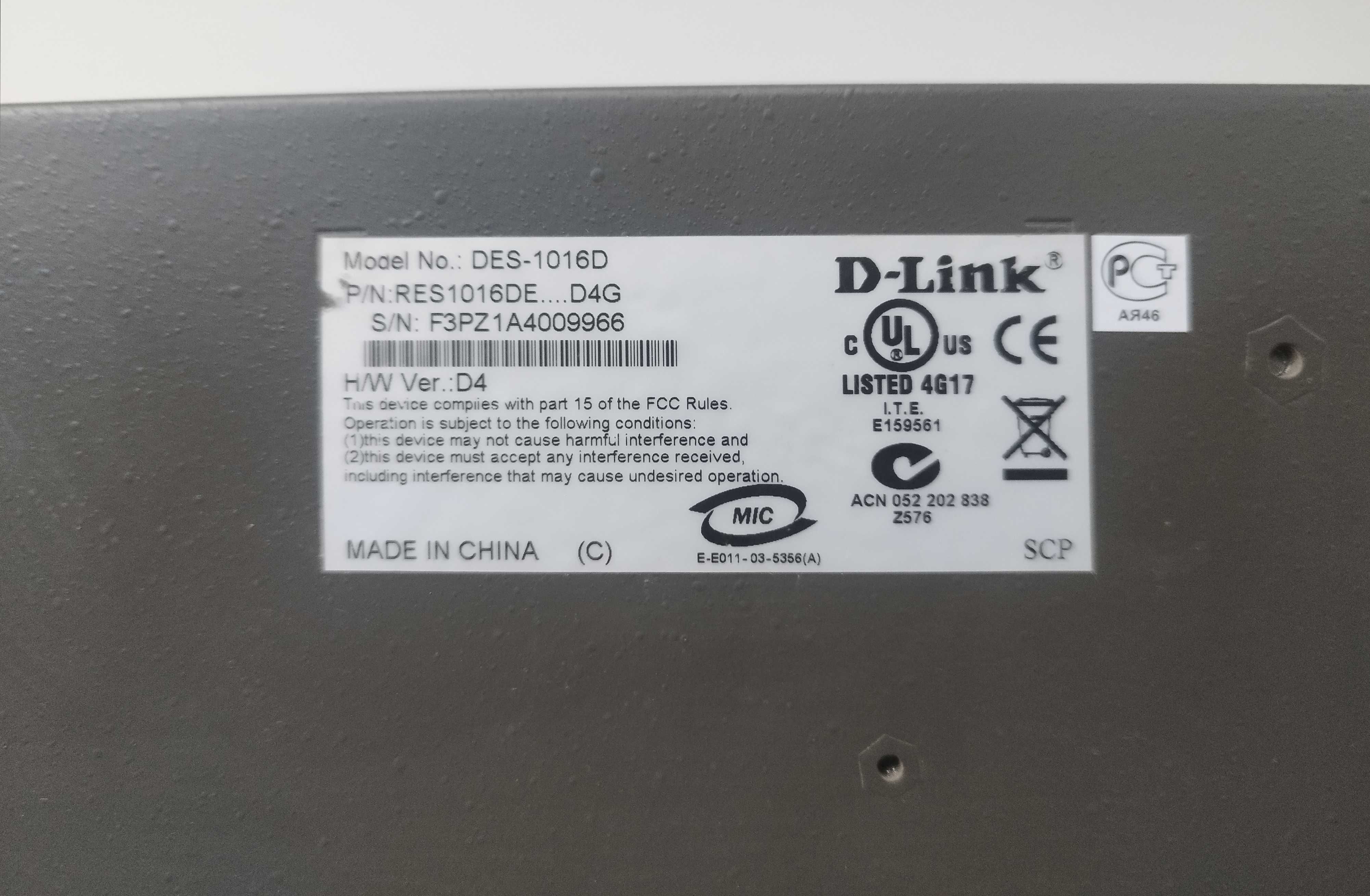 D-Link DES-1016D