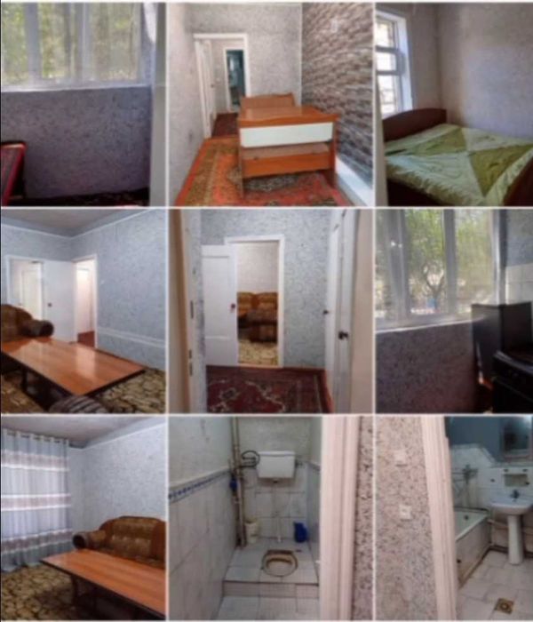 Shahar markazida Kvartira sotiladi 1-etaj  2 hona KlaraSetkin.Bozorcha