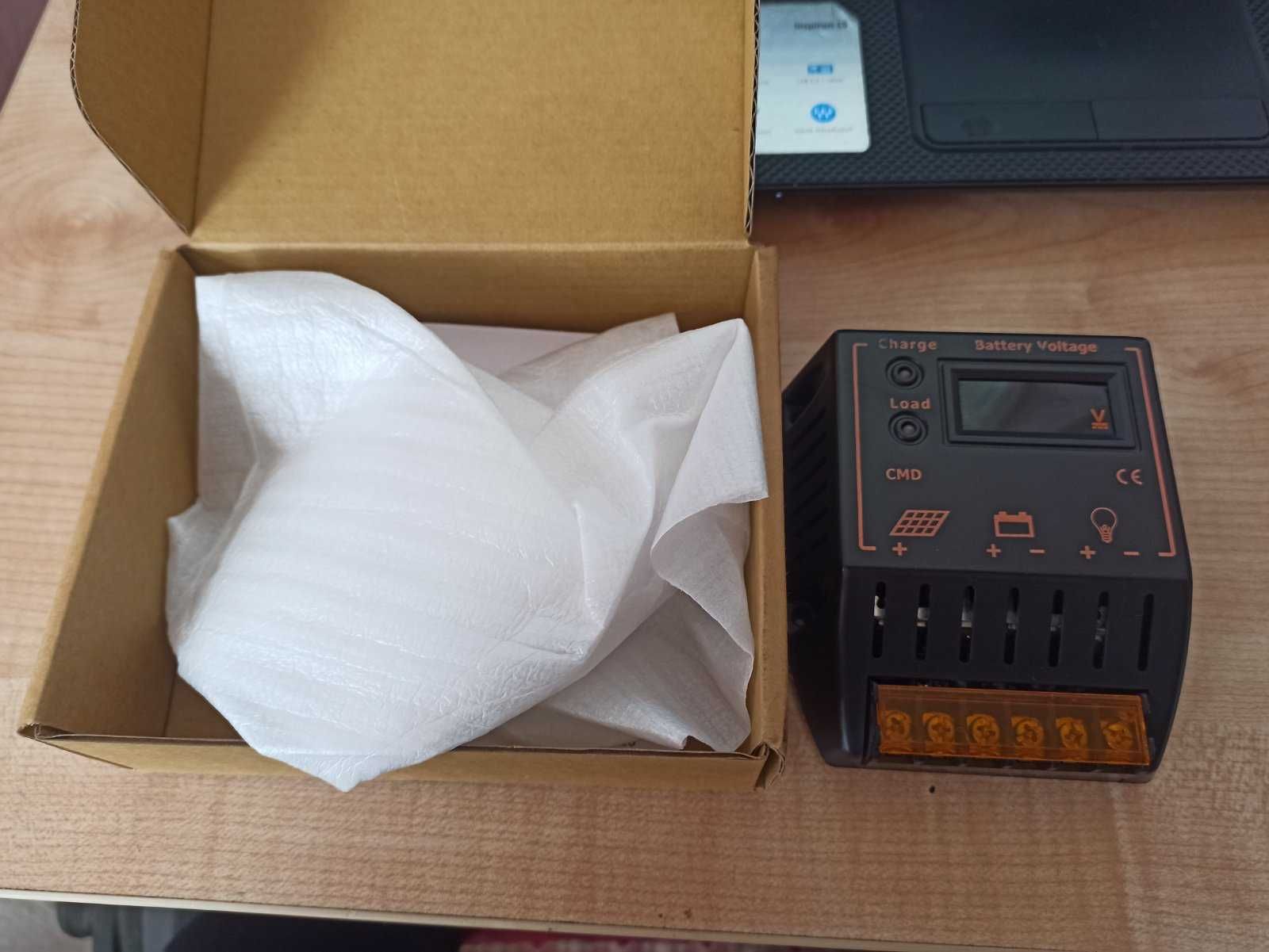 Контролер за соларен панел с LCD дислей - 15А 12/24V