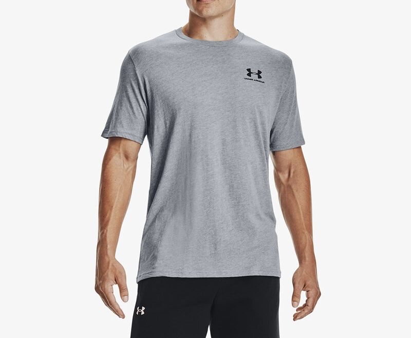 Мъжка сива тениска Under Armour S/M размер