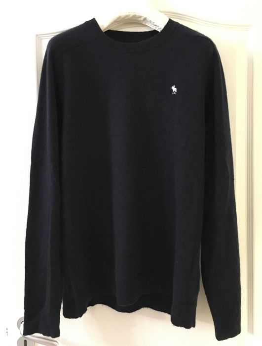 Abercrombie&Fitch 100% кашмир тъмно син XXL