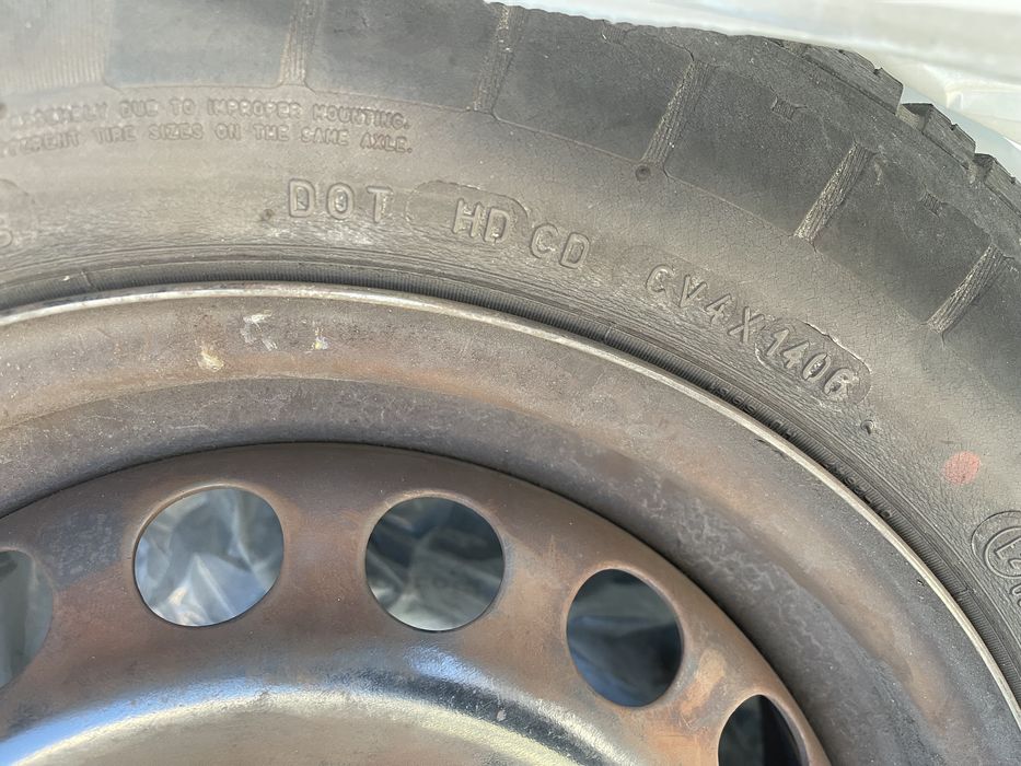 Anvelope C c 175/65/r14c Michelin r+w cu sau fara jante 4x 114,3  4buc